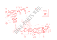 CYLINDRES   PISTONS pour Ducati Monster S4R 2006