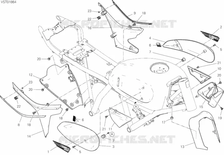 CARÉNAGES Ducati Moto Scrambler 2021 Scrambler Icon Dark 800  Scrambler Icon Dark 800