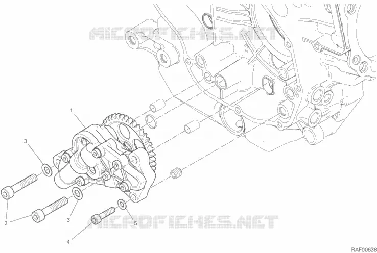 POMPE A HUILE Ducati Moto Scrambler 2021 Scrambler Icon Dark 800  Scrambler Icon Dark 800