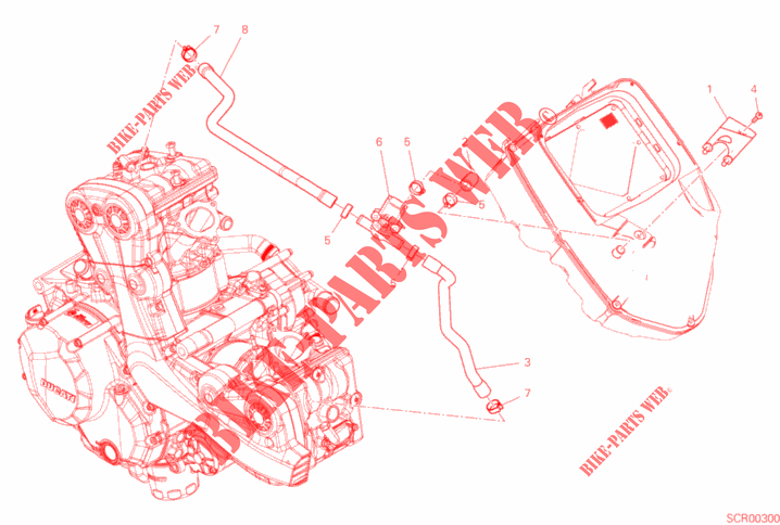 SYSTÈME AIR SECONDAIRE pour Ducati Multistrada 950 2021