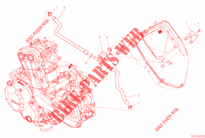 SYSTÈME AIR SECONDAIRE pour Ducati Multistrada 950 S Touring 2021