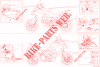 ETIQUETTE pour Ducati Multistrada 950 S Spoked Wheels 2021