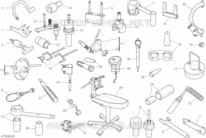 OUTILS SPECIAUX POUR MAINTENANCE Ducati Moto Multistrada 2021 Multistrada 950 S Spoked Wheels  Multistrada 950 S Spoked Wheels