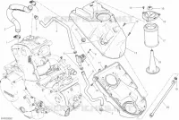 BOITE A AIR ET RENIFLARD D'HUILE pour Ducati Monster 1200 2021