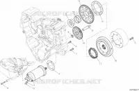 DEMARREUR ELECTRIQUE ET ALLUMAGE pour Ducati Monster 1200 2021