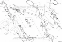 GUIDON ET COMMODOS pour Ducati Monster 1200 2021