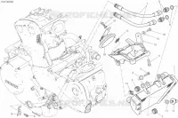 RADIATEUR D'HUILE pour Ducati Monster 1200 2021