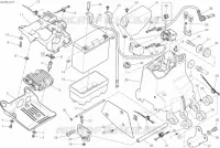 SUPPORT BATTERIE pour Ducati Monster 1200 2021