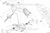 SUPPORT DE PLAQUE D'IMMATRICULATION pour Ducati Monster 1200 2021