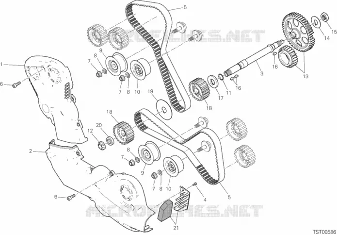 DISTRIBUTION Ducati Moto Monster 2021 Monster 1200  Monster 1200