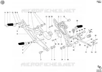 ENSEMBLE REPOSES PIEDS - SELECTEUR  Monster ducati-moto 2005 Monster 620 9