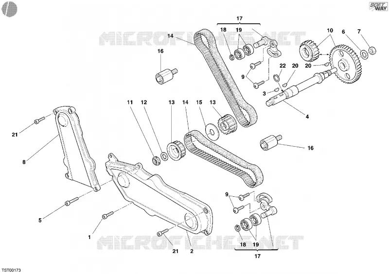 DISTRIBUTION Ducati Moto Monster 2005 Monster 620 Dark 2 DISCS  Monster 620 Dark 2 DISCS