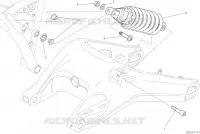 AMORTISSEUR ARRIERE pour Ducati Scrambler 800 Nightshift 2022