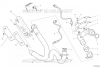 COLLECTEUR D'ECHAPPEMENT pour Ducati Scrambler 800 Nightshift 2022