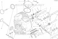 CULASSE HORIZONTALE pour Ducati Scrambler 800 Nightshift 2022