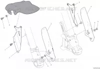 GARDE BOUE AVANT pour Ducati Scrambler 800 Nightshift 2022