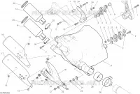SILENCIEUX D'ECHAPPEMENT pour Ducati Scrambler 800 Nightshift 2022
