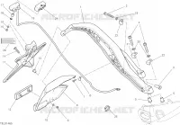 SUPPORT DE PLAQUE D'IMMATRICULATION pour Ducati Scrambler 800 Nightshift 2022
