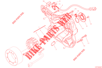 COUVERCLE / GENERATEUR pour Ducati Scrambler 1100 Dark Pro 2022