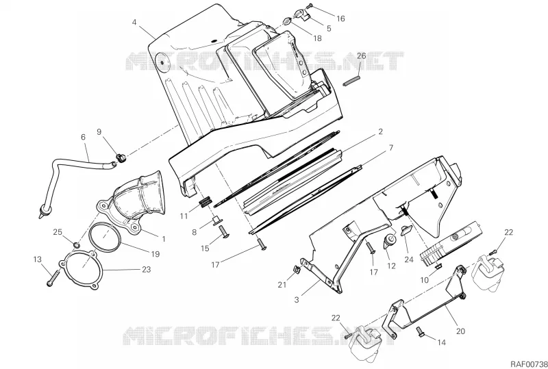 FILTRE A AIR Ducati Moto Scrambler 2022 Scrambler 1100 Dark Pro  Scrambler 1100 Dark Pro