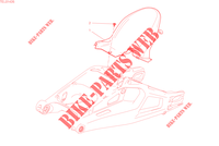 GARDE BOUE ARRIERE pour Ducati Multistrada V4 S Full 2022