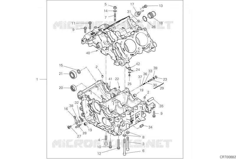 DEMI-CARTERS MOTEUR Ducati Moto Multistrada 2022 Multistrada V4 S Radar  Multistrada V4 S Radar