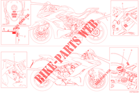 ETIQUETTE AVERTISSEMENT pour Ducati Supersport 950 2022