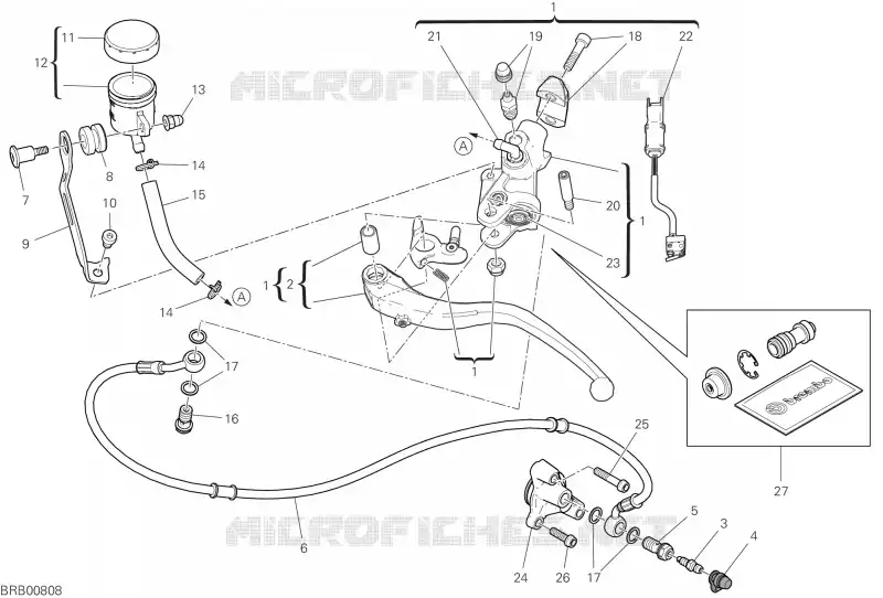 COMMANDE D'EMBRAYAGE Ducati Moto Superbike 2022 Panigale V4  Panigale V4