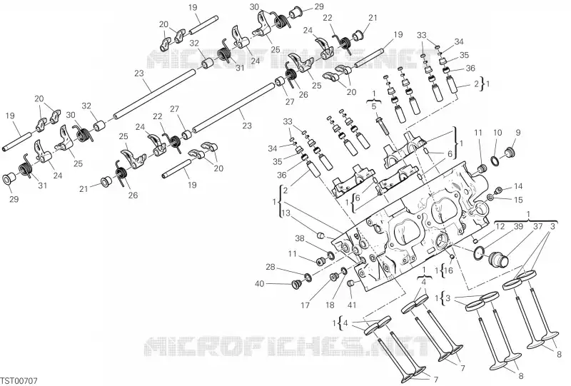 CULASSE ARRIERE Ducati Moto Superbike 2022 Panigale V4  Panigale V4