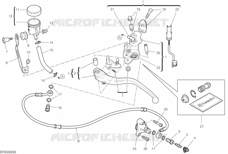COMMANDE D'EMBRAYAGE Ducati Moto Superbike 2022 Panigale V4 SP2  Panigale V4 SP2