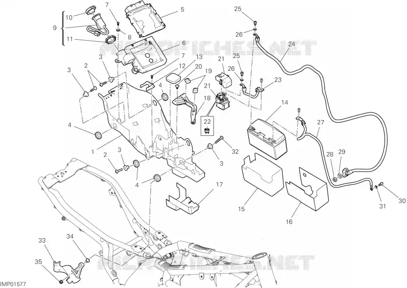 thumbnail image 2 of Magneti Marelli Battery Charger And Maintainer With Ducati Scrambler 800 DDA Connector 2 of 6