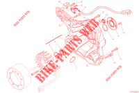 COUVERCLE / GENERATEUR pour Ducati Scrambler 1100 Sport Pro 2023