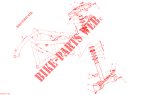 ENSEMBLE DIRECTION pour Ducati Scrambler 1100 Sport Pro 2023
