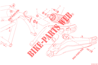 AMORTISSEUR ARRIERE pour Ducati Scrambler 1100 Dark Pro 2023