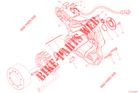 COUVERCLE / GENERATEUR pour Ducati Scrambler 1100 Tribute Pro 2023