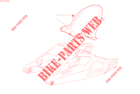 GARDE BOUE ARRIERE pour Ducati Multistrada V4 2023