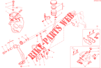 SYSTÈME DE FREIN ARRIERE pour Ducati Multistrada V4 S Radar 2023