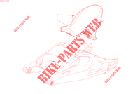 GARDE BOUE ARRIERE pour Ducati Multistrada V4 Rally Travel Radar 2023