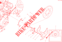 PIGNONS ET CHAINE SECONDAIRE pour Ducati Multistrada V4 Rally Radar Full 2023