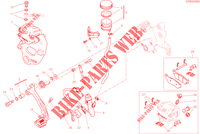 SYSTÈME DE FREIN ARRIERE pour Ducati Multistrada V4 Rally Radar Full 2023