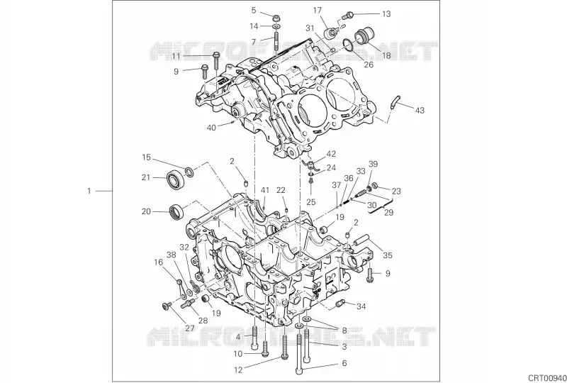 DEMI-CARTERS MOTEUR Ducati Moto Multistrada 2023 Multistrada V4 Rally Radar Full  Multistrada V4 Rally Radar Full