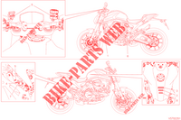 ETIQUETTE AVERTISSEMENT pour Ducati Monster SP 2023