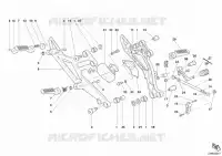 ENSEMBLE REPOSES PIEDS - SELECTEUR  Monster ducati-moto 2003 Monster 620 1209