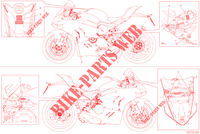 ETIQUETTE AVERTISSEMENT pour Ducati PANIGALE V4 SP2 2023