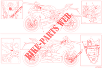 ETIQUETTE AVERTISSEMENT pour Ducati PANIGALE V2 TROY BAYLISS 2023