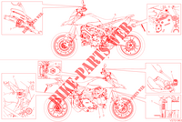 ETIQUETTE AVERTISSEMENT pour Ducati HYPERMOTARD 950 SP 2023