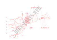 CARTER EMBRAYAGE pour Ducati Monster 800 S 2003