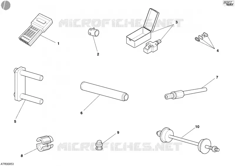 OUTILS SPECIAUX POUR MAINTENANCE (PARTIE CYCLE) Ducati Moto Monster 2003 Monster 1000  Monster 1000