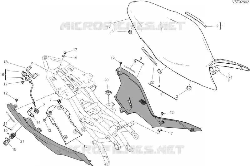 SELLE Ducati Moto Supersport 2024 Supersport 950  Supersport 950