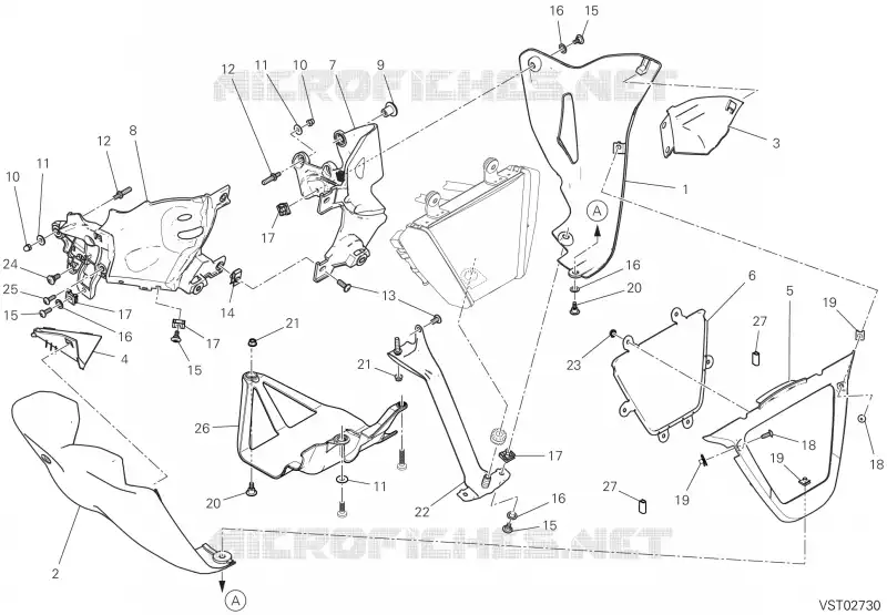 CARÉNAGES Ducati Moto Diavel 2024 Diavel V4  Diavel V4